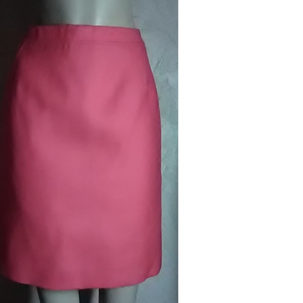 Roberto Orange Wool Pencil Skirt Size 48(12